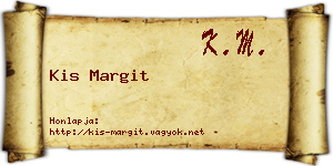 Kis Margit névjegykártya
