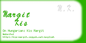 margit kis business card